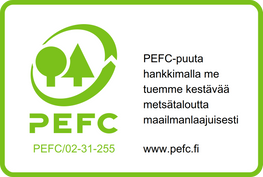 kartiopuu pefc label