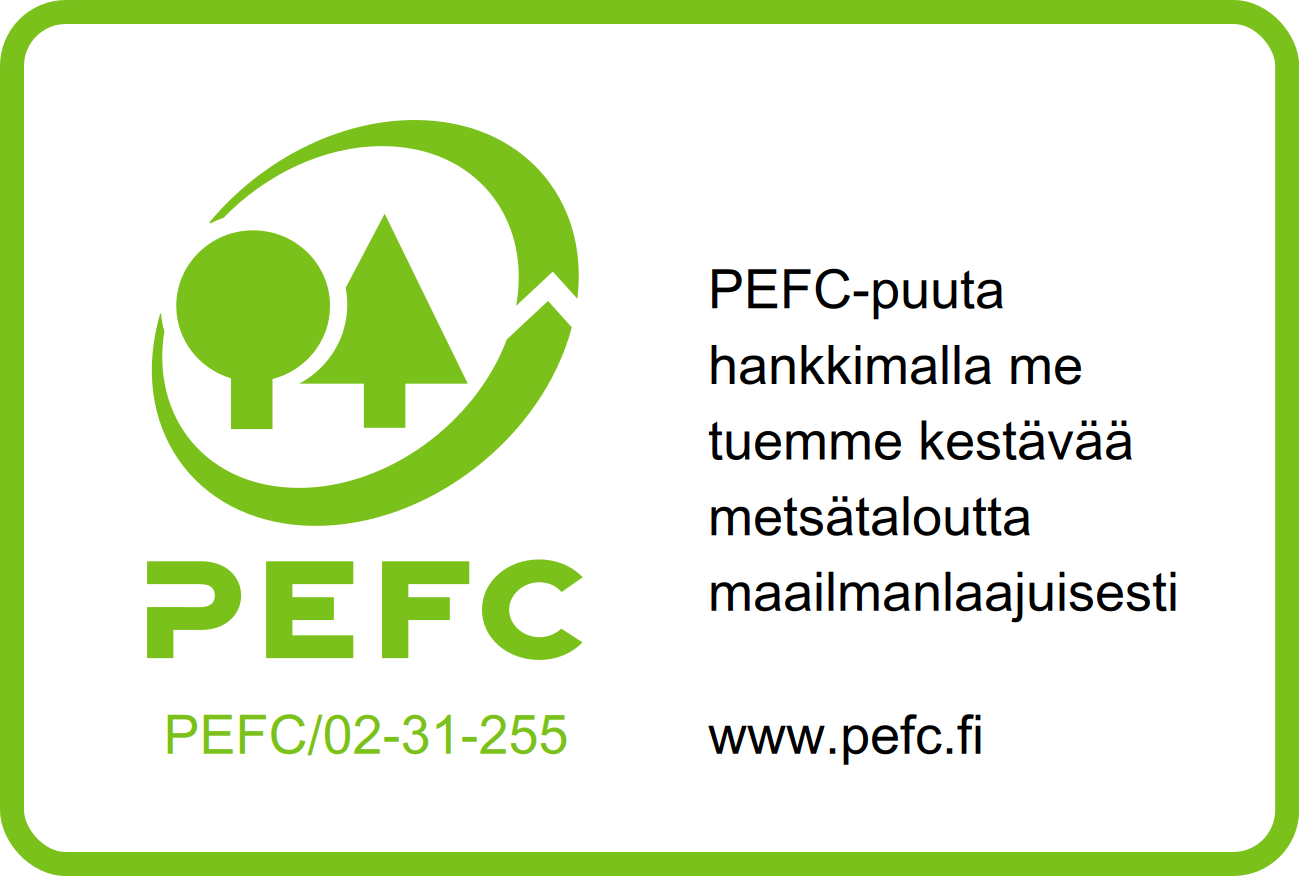 kartiopuu pefc label